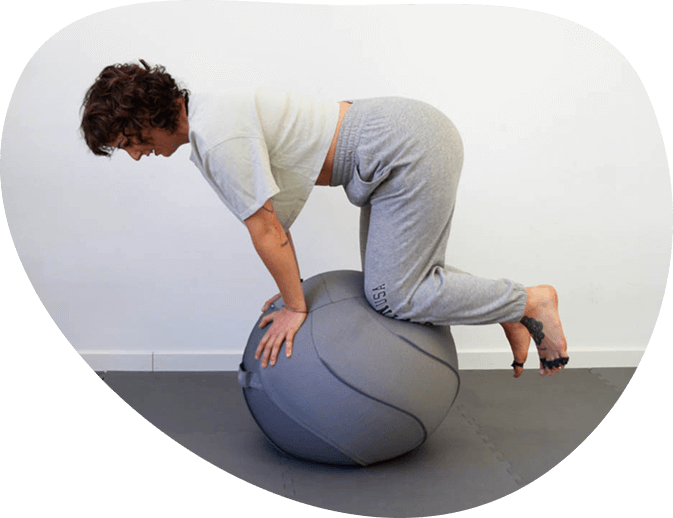 Itzi entrenamiento consciente en fitball